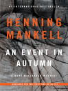 Cover image for An Event in Autumn